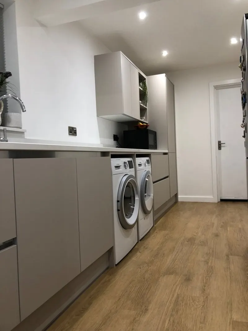 Oadby garage conversion utility room