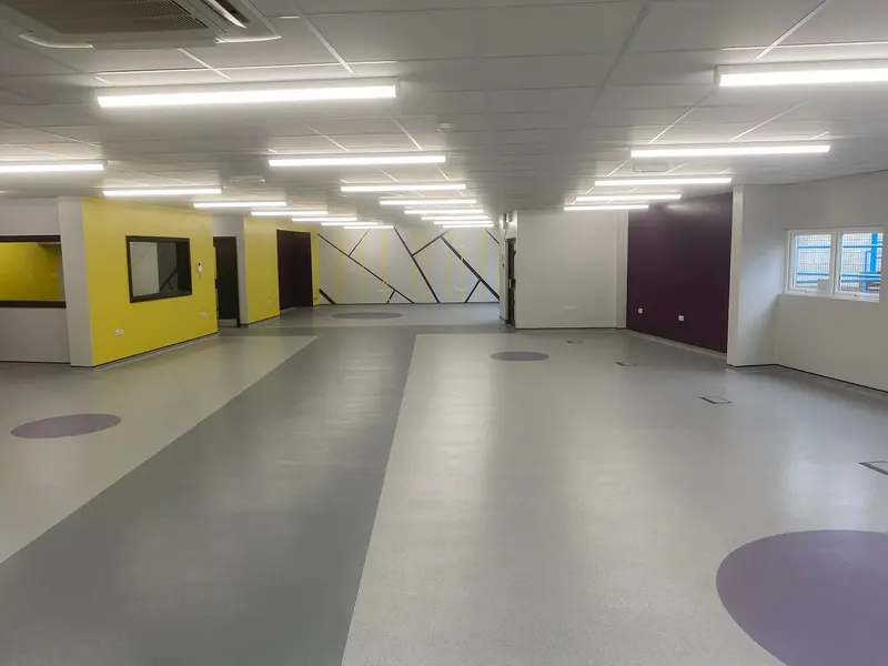 Countesthorpe: Wall and floor finishes