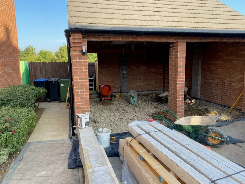 Kibworth: During: the conversion taking shape