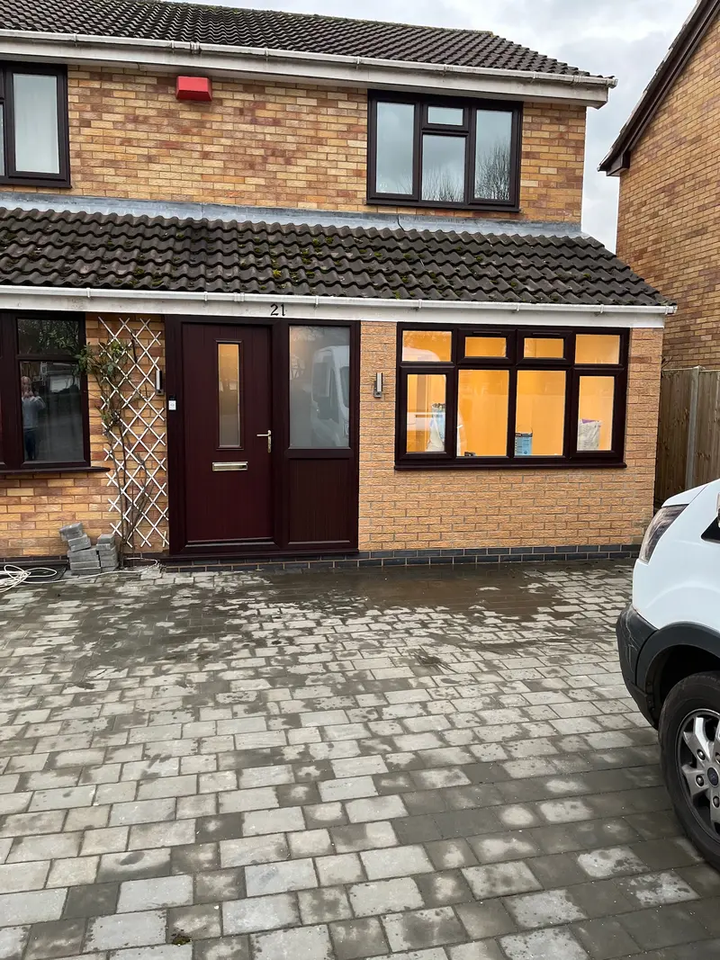 Leicester Forest East: Completed frontage