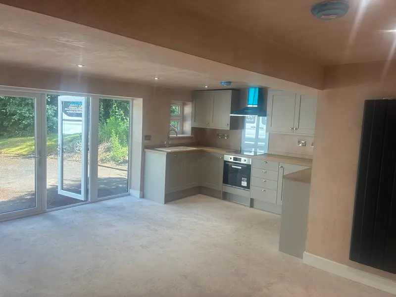Peatling Parva: Kitchen and garden doors