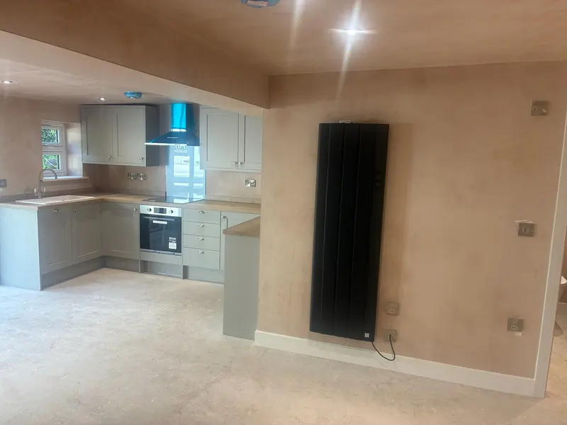 Peatling Parva: The fitted kitchen from another angle