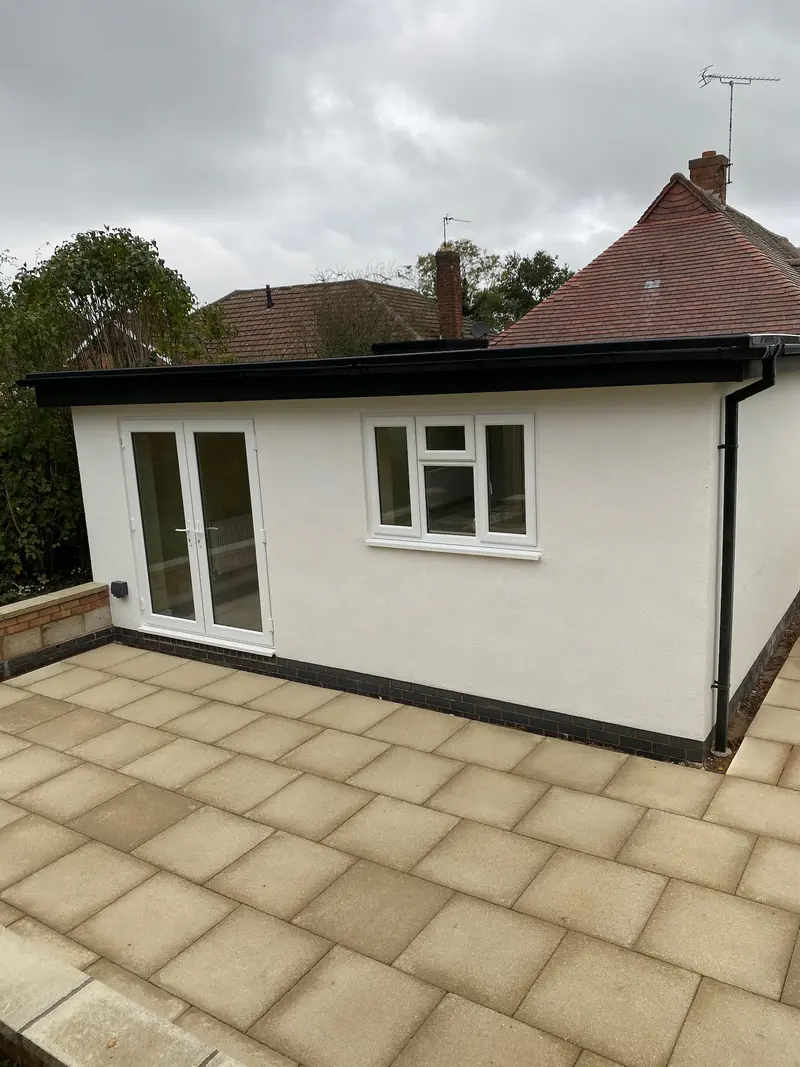 Thurnby: The completed frontage