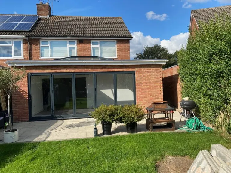 Open-plan rear extension